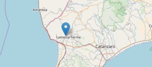 Una scossa di terremoto di magnitudo 3.5 è stata registrata a Lamezia Terme