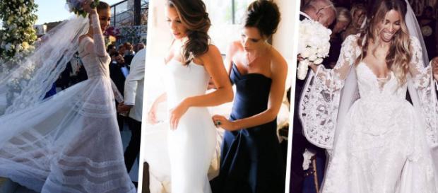 Les plus belles robes de mariée de stars de l'année Les plus belles robes de mariée de stars de l'année