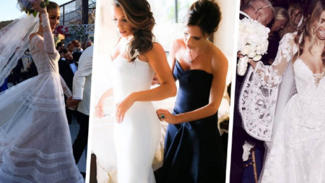 Les plus belles robes de mariée de stars de l'année