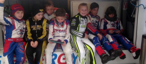 Giovani campioni di karting crescono
