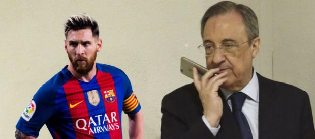 Florentino Pérez y Leo Messi se disputan un fichaje Florentino Pérez y Leo Messi se disputan un fichaje