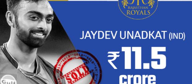 IPL Auction 2018: Expensive Buys: Jaydev Unadkat Mark ... (Image cia: News18/Youtube) IPL Auction 2018: Expensive Buys: Jaydev Unadkat Mark ... (Image cia: News18/Youtube)