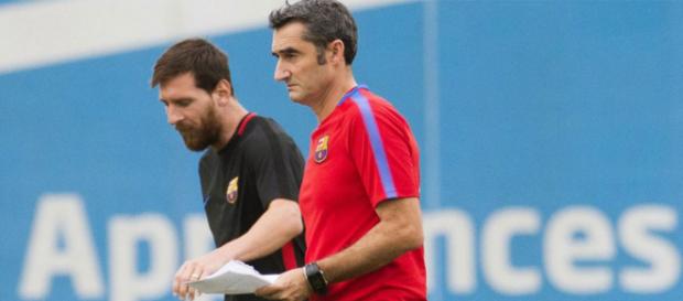Messi no confía en Ernesto Valverde para dirigir el equipo Messi no confía en Ernesto Valverde para dirigir el equipo