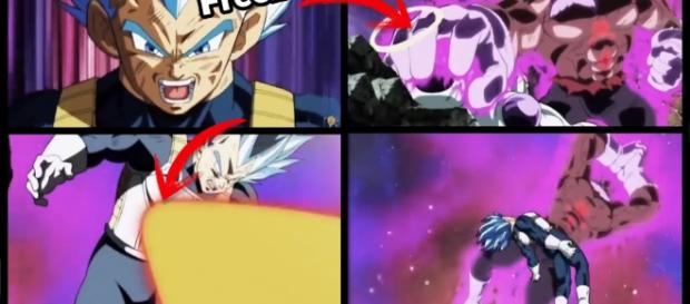 Toppo apalea a vegeta en el episodio 126 Toppo apalea a vegeta en el episodio 126