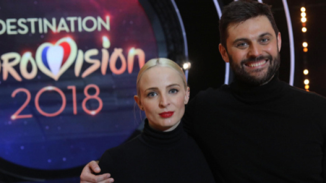 C'est le duo "Madame Monsieur" qui représentera la France à l'Eurovision en mai 2018 (Crédit photo : Gilles Scarella - FTV)
