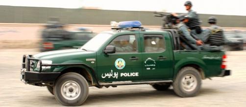 Afghan police on the move (Image credit - John R. Fischer, Wikimedia Commons)