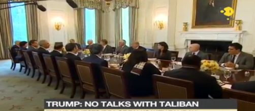 Trump has announced no talks withTaliban. Image credit (screenshot Youtube.com Wion news channel)