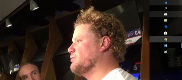 Eric Wood gives short press conference about his football-ending injury Photo Credit: Nick Wojton on YouTube Eric Wood gives short press conference about his football-ending injury Photo Credit: Nick Wojton on YouTube