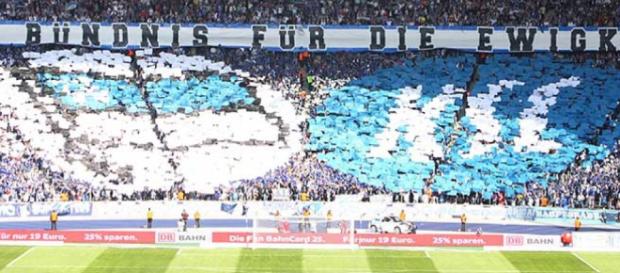 Fanfreundschaft, wie sie im Buche steht (Quelle: herthabsc.de) Fanfreundschaft, wie sie im Buche steht (Quelle: herthabsc.de)