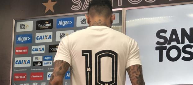 Gabriel usará a lendária camisa 10. (Foto Reprodução). Gabriel usará a lendária camisa 10. (Foto Reprodução).