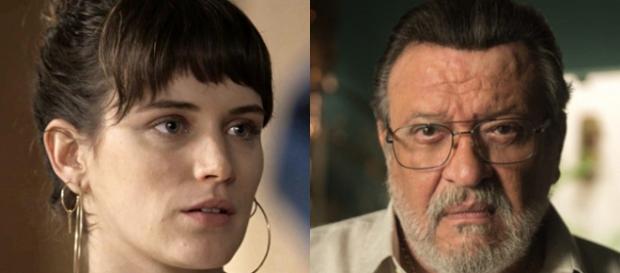 Imagem: Clara e Gustavo em cena de 'O Outro Lado do Paraíso'. Imagem: Clara e Gustavo em cena de 'O Outro Lado do Paraíso'.