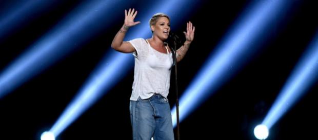 Pink's Jeans at the Grammys 2018 Pink's Jeans at the Grammys 2018