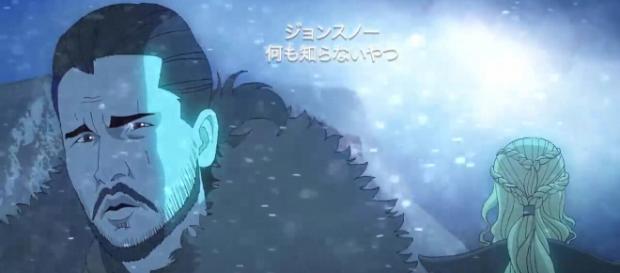 Abertura de Game of Thrones numa versão de anime Abertura de Game of Thrones numa versão de anime