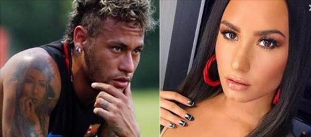 Além de curtir, a cantora deixou um comentário na foto de Neymar Além de curtir, a cantora deixou um comentário na foto de Neymar
