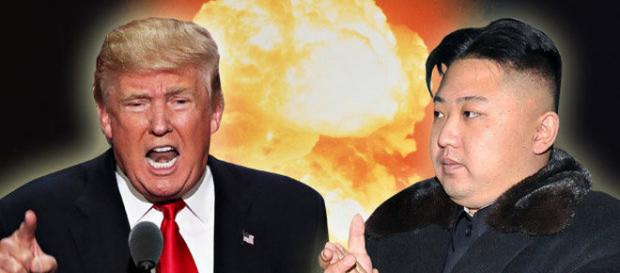 Disputa verbală dintre Donald Trump și Kim Jong-un a devenit penibilă în raport cu gravitatea subiectului - Foto: www.dailystar.co.uk Disputa verbală dintre Donald Trump și Kim Jong-un a devenit penibilă în raport cu gravitatea subiectului - Foto: www.dailystar.co.uk