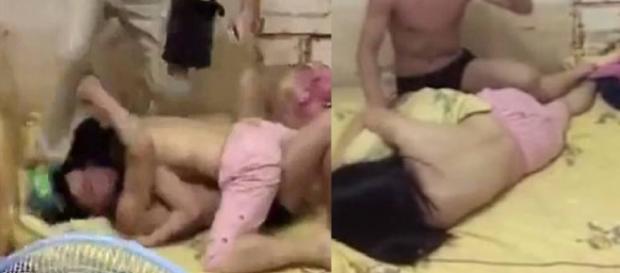 Homem ficou completamente revoltado ao ver cenas de sua esposa com outro rapaz Homem ficou completamente revoltado ao ver cenas de sua esposa com outro rapaz