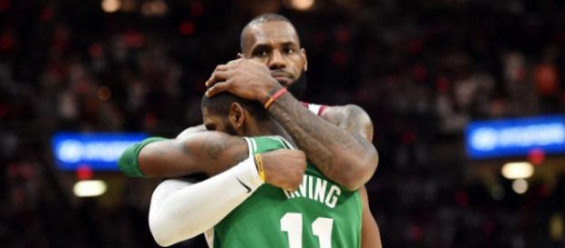 LeBron and Kyrie Irving share a nice hug after Cavaliers beat ... - usatoday.com LeBron and Kyrie Irving share a nice hug after Cavaliers beat ... - usatoday.com