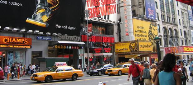 Times Square in New York City (Image Credit: click-see, Wikimedia Commons) Times Square in New York City (Image Credit: click-see, Wikimedia Commons)