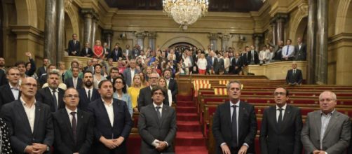El parlamento Catalán habla sobre su líder