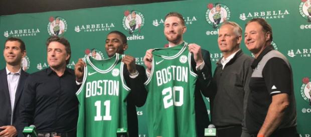 Boston Celtics presentan a Gordon Hayward y Kyrie Irving - despachoceltics.com Boston Celtics presentan a Gordon Hayward y Kyrie Irving - despachoceltics.com