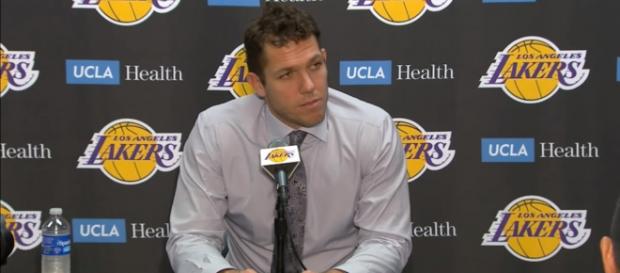 Lakers head coach Luke Walton remains optimistic when it comes to Lonzo Ball -- ESPN via YouTube Lakers head coach Luke Walton remains optimistic when it comes to Lonzo Ball -- ESPN via YouTube