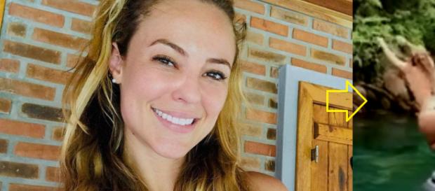 Paolla Oliveira mostra biquíni fio dental no limite e anima fãs Paolla Oliveira mostra biquíni fio dental no limite e anima fãs
