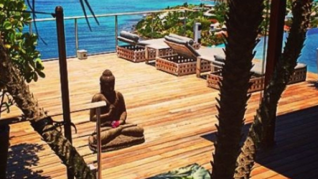 Læticia Hallyday met leur villa de St Barth en location !