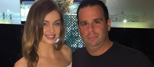 Lala Kent and Randall Emmett visit Mr. Chow. - [Photo via Facebook]