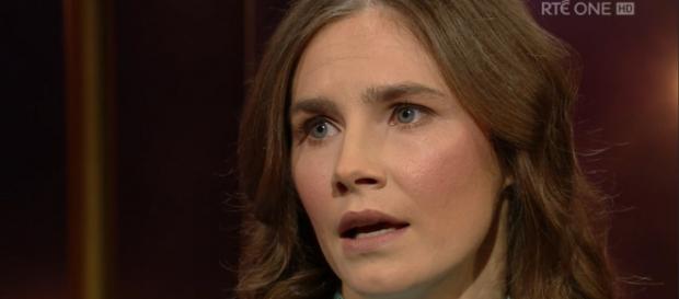 Amanda Knox on the Ray D'Arcy Show RTE TV Ireland screen capture Amanda Knox on the Ray D'Arcy Show RTE TV Ireland screen capture