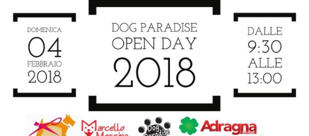 Locandina dell'evento al Dog Paradise Locandina dell'evento al Dog Paradise