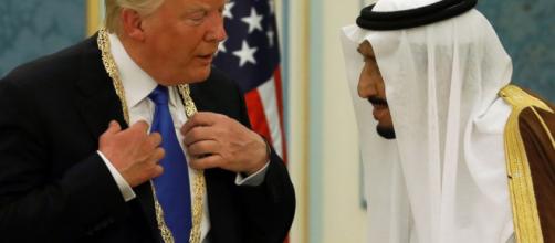President Trump on his 1st foreign trip receives honor at Saudi ... (Image Credit: go.com/Youtube screencap)