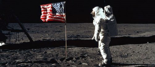Buzz Aldrin on the moon [image courtesy NASA]