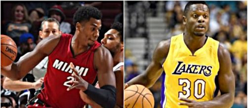 Miami’s struggling to find value for Hassan Whiteside and Lakers could get high returns for Julius Randle – [image credit: Ximo Pierto/Youtube]