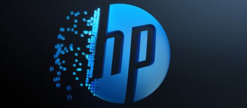 Il logo ufficiale dell'azienda HP