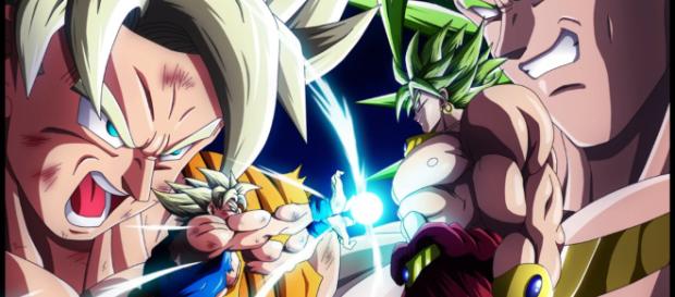 ¡A si se ve la fusión de Goku y Broly! ¡A si se ve la fusión de Goku y Broly!