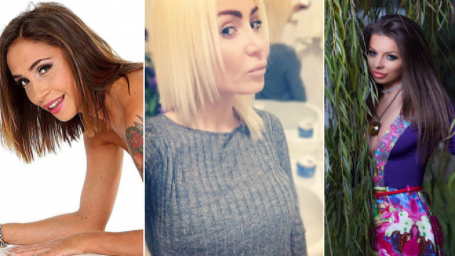 Da sinistra Malena la pugliese, Giglian e Cora Kait