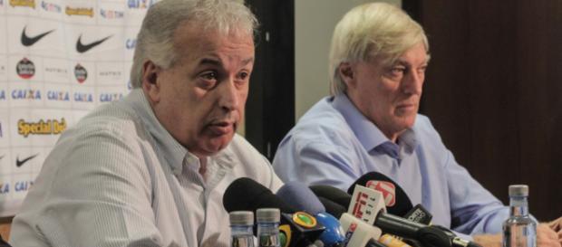 Presidente do Timão em uma coletiva. (Foto Reprodução). Presidente do Timão em uma coletiva. (Foto Reprodução).