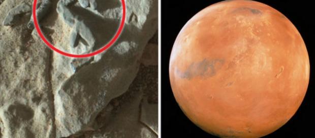 Roverul Curiosity al NASA a surprins forme misterioase pe planeta Marte Roverul Curiosity al NASA a surprins forme misterioase pe planeta Marte
