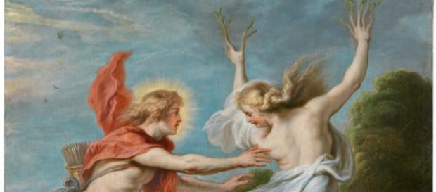 Theodoor van Thulden, "Apolo persiguiendo a Dafne", 1636-1638. Theodoor van Thulden, "Apolo persiguiendo a Dafne", 1636-1638.