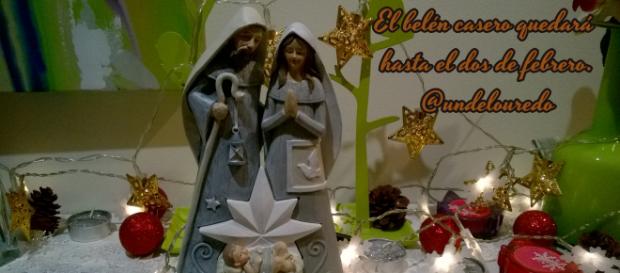 Un belén casero que se quedará en el sitio 40 días más Un belén casero que se quedará en el sitio 40 días más