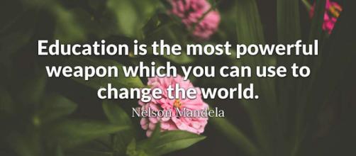 Education is the most powerful weapon which you can use to change ... - brainyquote.com