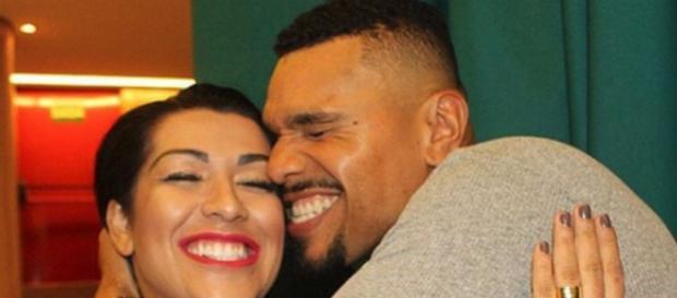 Ellen e Naldo, antes da denúncia de agressão Ellen e Naldo, antes da denúncia de agressão