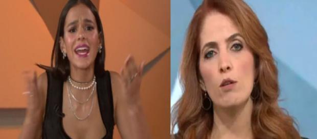 Bruna se revolta com Poliana após pergunta indiscreta: 'Ei, não!' Bruna se revolta com Poliana após pergunta indiscreta: 'Ei, não!'