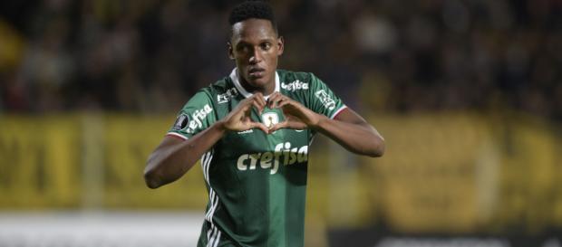 O jogador foi destaque no Verdão O jogador foi destaque no Verdão