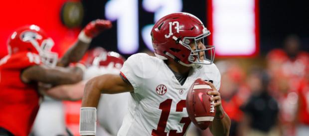 Tua Tagovailoa cumplió el sueño de cualquier novato en el juego más grande y como script de Hollywood saliendo de la banca. Chicago Tribune.com. Tua Tagovailoa cumplió el sueño de cualquier novato en el juego más grande y como script de Hollywood saliendo de la banca. Chicago Tribune.com.