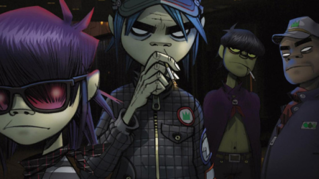Gorillaz tra fumetti e musica (Foto - wordpress.com)