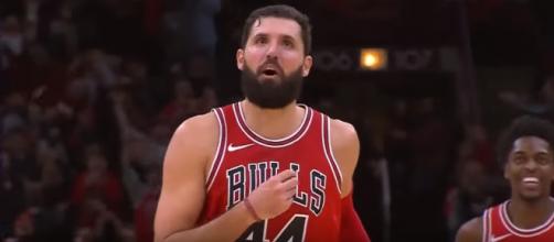 Nikola Mirotic could end up with the Utah Jazz if he gets traded -- Image Credit: Chicago Bulls/YouTube screencap)