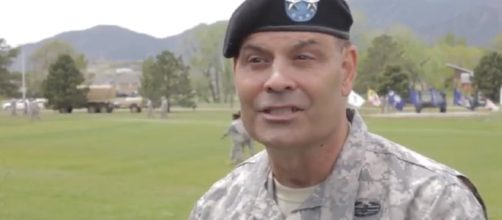 Fort Carson change of command. - [Colorado Springs Gazette / YouTube screencap]