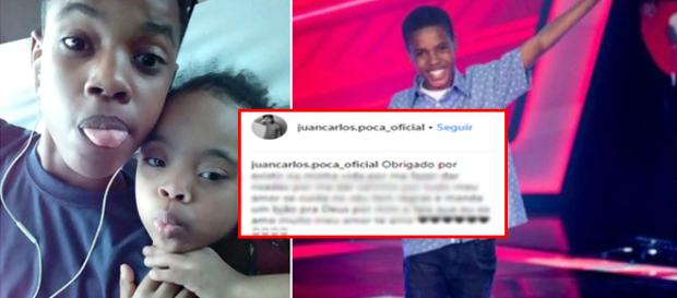 Juan Carlos Poca e Dellanie Elisse Cassiano Poca (Divulgação/TV Globo/Reprodução/Instagram) Juan Carlos Poca e Dellanie Elisse Cassiano Poca (Divulgação/TV Globo/Reprodução/Instagram)