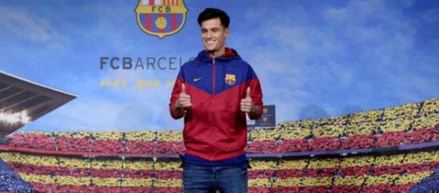 Philippe Coutinho encantou os torcedores do Barça. (Foto Reprodução). Philippe Coutinho encantou os torcedores do Barça. (Foto Reprodução).